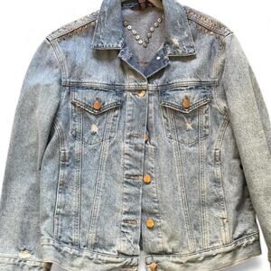 Small victoria secret studded denim